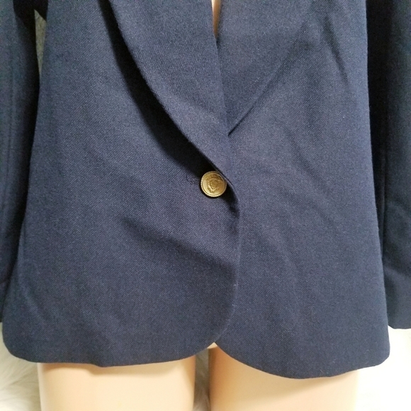 Vintage 80's retro career glam academia jacket work blazer 14 - Picture 3 of 5
